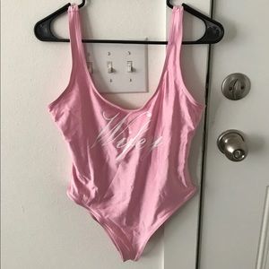One piece bathing suit